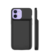 Unbranded iPhOne 14 13 12 11용 외장 배터리 충전기 케이스 보조베터리, Black, For iPhone 11