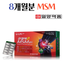 4개월분 일양약품 관절애존 MSM 골드 관절 연골 엠에스엠 영양제 + 헬로가닉 1일1팩 증정, 2개