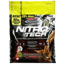 머슬테크 니트로 테크 머슬빌더 밀크초코 4.54kg, 1개