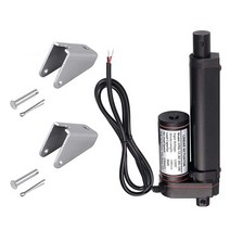 엑추에이터 직교로봇 액츄에이터 리니어모터 DC 12V 24V 전기 선형 액추에이터 브래킷 포함 금속 기어 100/300/500/700/1000/1500N 2.5A 30W 100mm, [02] 100mm Stroke length, [03] 12V 500N 20mm s