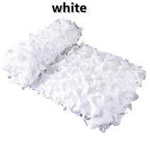 야외차양차광막그늘막 강화 카모플라주 그물 사냥 자동차 화이트 그린, WHITE+2x3m