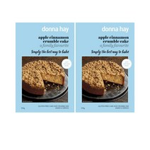 도나헤이 애플 시나몬 크럼블 케이크 글루텐 프리 믹스 530g Donna Hay Apple Cinnamon Crumble Cake Gluten Free Mix, 2팩