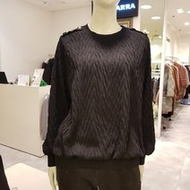막스카라 라운드 넥 블라우스(M21QWB305)