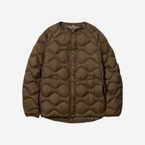 유니클로 x 화이트 마운티니어링 WPJ 울트라 라이트 다운 오버사이즈 자켓 브라운 - 국내판 Uniqlo White Mountaineering Ultra Light Down Ove