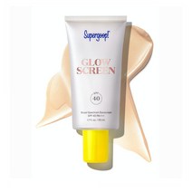 Supergoop 수퍼굽 글로우 스크린 프라이머 선스크린 선크림 SPF 40 1.7oz(50ml)