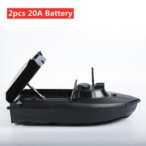 RC보트-업데이트 낚시 미끼 보트 자동 탐색 선박 보트 자동 반환 지능형 원격 제어, 2pcs 20a 배터리