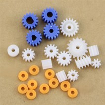 16 가지 샤프트 기어 스핀들 기어 기어 -2 2mmm 3mm 3mm 3.17mm 4mm 웜 플라스틱, 하얀색
