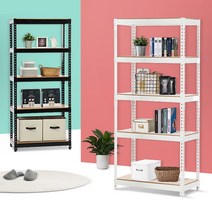 랙 정리 조립식앵글 2단-수납선반 대형 180 JSR 철제수납장 펜트리, JSR 독립2단 화이트 180cm 90x30cm