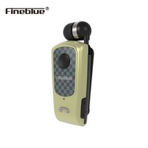 호환 블루투스 이어폰 헤드폰 업무용 러닝 Fineblue-F 플러스 무선 개폐식 휴대용 미니 헤드셋 통화 알림 진동 착용 클립 스포츠, [03] 금