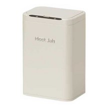 스마트 원터치 휴지통 욕실 거실 화장실 20L 25L, 20L크림화이트(지능형센서+오존살균)