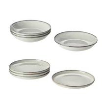 파스타 그릇 낮은 볼 글라델리그 도자기 접시 앞접시 피자접시, 2)글라델리그 파스타 접시