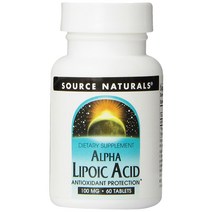 소스내추럴스 알파리포산 100mg 60정(7HUB), 단품