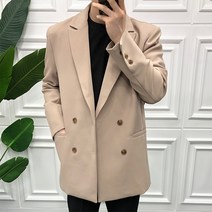 인스타일 남자 가을 오버핏 더블 자켓