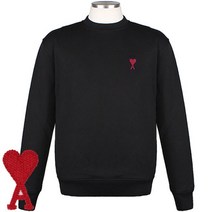 AMI 아미 23SS 하트 스몰 로고 맨투맨 BFUSW001 730 001 - 기타