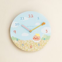 [찬지림몰] 카카오프렌즈 무소음 벽시계 밤하늘라이언 들판어피치, 단품