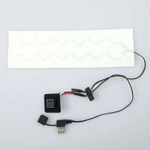 충전식방석 USB 의류 히터 패드 3 기어 온도 조절 가능 5 in 1 전기 보온 시트 워머 조끼 재킷용, [11] Scarf Heating Pad