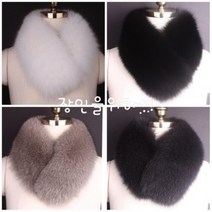 단면 리얼 사가폭스 자석목도리(4가지컬러);내장형자석1개 외장형자석1개