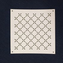 가죽공예 도안 클래식 일본식 사시코 템플릿 스텐실 소프트, 08 S32