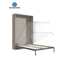 벽걸이침대 침실 공간활용 침대, 1.5x1.9m 침대 프레임 하드웨어 뒤집기