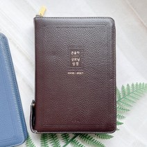 큰글씨 천연 가죽 성경책 개역개정 새찬송가 큰글 큰글자 성경, 5.큰글자굿모닝성경[대] - 다크브라운