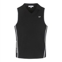 마스터바니 마스터바니골프 F 421A1SV152_BK 여성 라인 배색 니트 베스트