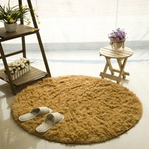 반원 현관 러그 카페트 푹신한 라운드 깔개 거실 용 카펫 kilim faux fur carpet kids room 침실 용 긴 플러시 shaggy area rug white