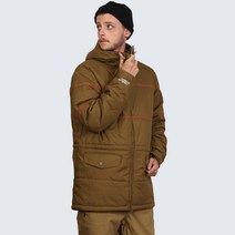 욥스 남성 마이크로화이버 패딩 보드복 자켓 SEIDO J - BROWN 스키/보드복