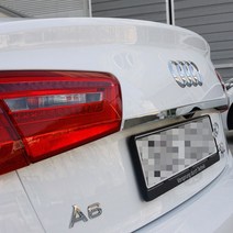 아우디 A6 리어 트렁크 크롬 몰딩 엠블럼, B TYPE (AUDI Q3 Q5)