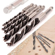 5P 고속도강 하이스 홀쏘 초경 홀커터 홀컷터 바이메탈, 옵션21 5P 목공드릴날(육각싱크)세트