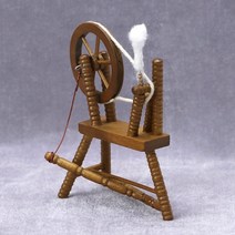 손물레 돌림판 도자기 도예 턴테이블 1/12 Dollhouse Miniature Accessories 인형 집 장식을위한 미니 나무