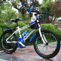 입문용 MTB 산악 20/22 인치 어린이 자전거 단일 속도 산악 학생 8-15 세 남녀 듀얼 V 브레이크 스포츠, 04 white_02 22