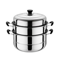 인덕션 스테인레스 다용도 2단 찜솥, 1, 28cm