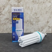 닐스샵_ 일자조명 일자형광등 삼파장 안방형광등 조명 일자등 전등 방등 가정용조명, 닐스샵_ 장수 100w 삼파장 전구 (주광색) eLc1