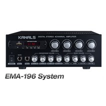 카날스 4채널 매장용앰프 미니앰프 320W 블루투스, 4채널 EMA196