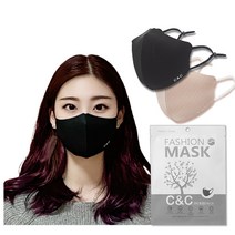 퓨리엠 구리항균마스크 중형5매_블랙 빨아쓰는 패션 면마스크 방수코팅 귀끈조절형, 5팩, 1개입