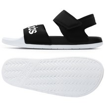 아디다스 아딜렛 샌들 + 마스크