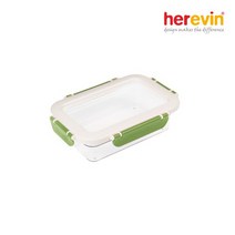 [헤르빈] 크리아 커버분리 밀폐용기 600ml 그린, 없음