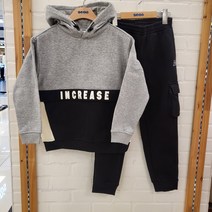 [에스핏]논현점 **반값세일** 빠른배송 22년 남아 주니어 상의후드티셔츠 하의 조거핏으로 안감기모 멋지게 입을수 있는 상하세트 인피니트(M/GR)SJW711-MKTR10