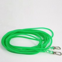 호환 낚시배 바다낚시배요트 부품 탄성 고무 오염 된 코드 낚싯대 카약 패들 가죽 끈 로프 액세서리 용품 노란색 녹색 무작위, 4mm 100m