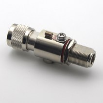번개 피뢰 N 수 플매트 카펫 러그 암 동축 0-3GHz 200W 50ohm DC-3000MHz 커넥터 보호, 한개옵션0