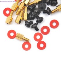 setscrew ㄷ볼트 장볼트 잭너트 36 개대 마더 보드 장착 나사 세트 구리 기둥 M3 절연 가스켓