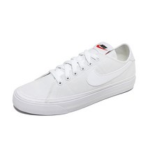 여자 나이키 코트 레거시 캔버스화 스니커즈 올흰 화이트 CZ0294-100