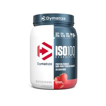 Dymatize 웨이 프로틴 아이솔레이트 파우더 유청단백질 Strawberry 610g, 1통