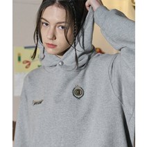 꼼파뇨 웨스턴 사이드 스냅 후드티 후드티셔츠 그레이