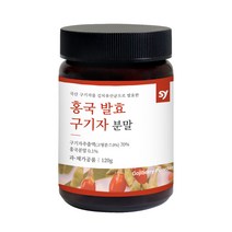 홍국균 발효구기자 홍국발효 구기자 가루 국산 구기자가루 100% 플란타럼 김치 유산균 베타인 리놀레산 홍국발효구기자가루, 1개, 120g