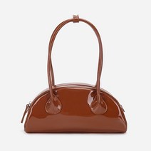 에나멜 반달 숄더백 호보백