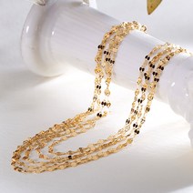 골드앤 18K 미니샤인 다섯줄 팔찌