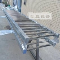 롤러 컨베이어 슬라이드 벨트 운반기 이동 상자 상하차 상업용 공업용 DIY 가정용 셀프, 접을수있고연결할수있는1미터를가진직류전기를통한4