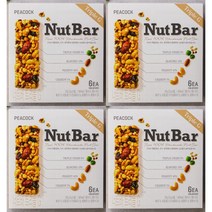 피코크 3가지 곡물 함유로 고소함이 살아있는너트바 트리플 G 210g(35g*6개입) x4개, 210g, 4개