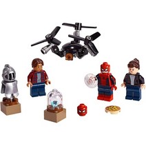 레고 마블 스파이더맨 파 프롬 홈 스파이더맨과 박물관 침입 세트, 단색, 한 사이즈